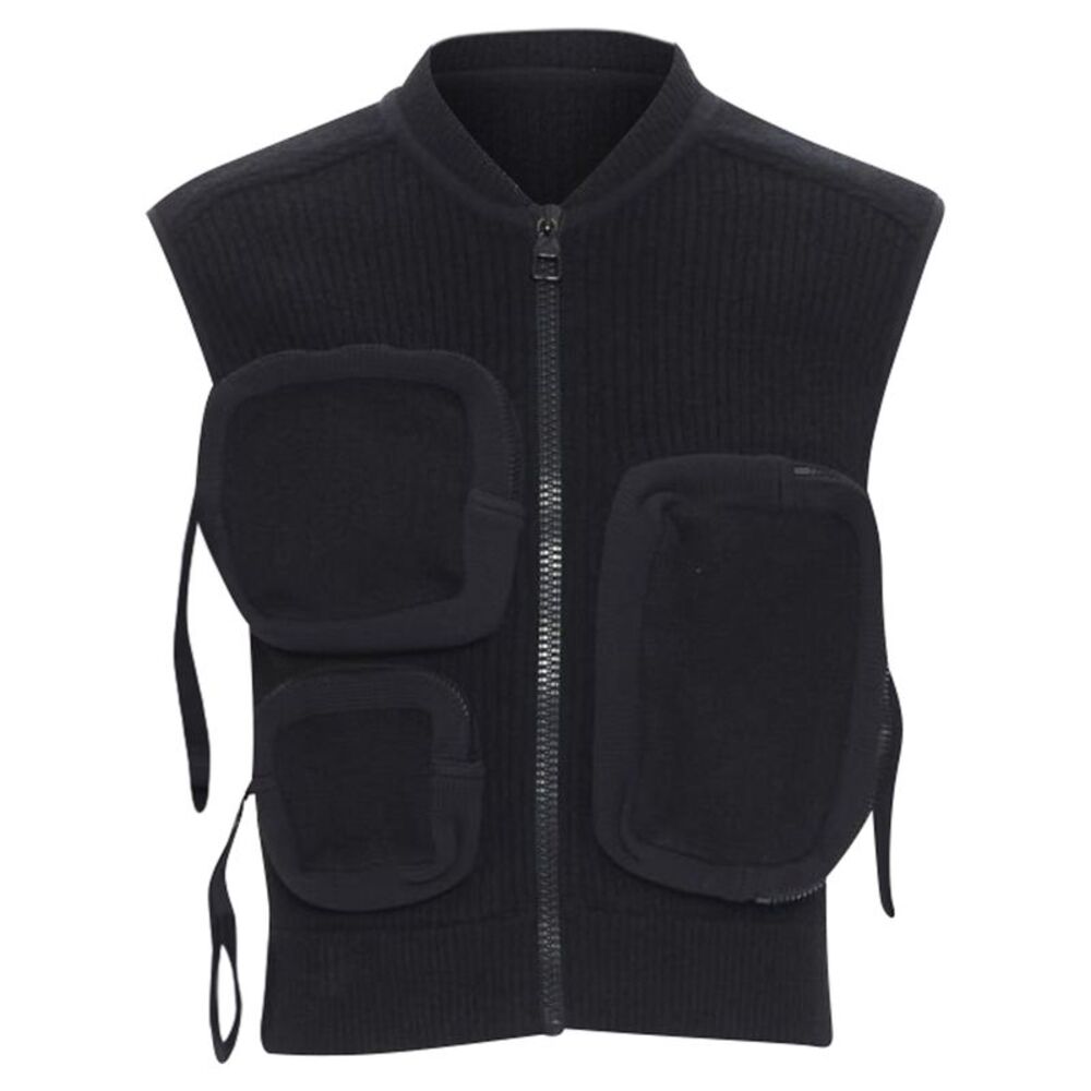 Louis Vuitton multi 3D pocket utility pocket ribbed vest